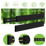 ANTOWIN 10pack Bamboo Drawer Dividers, Expandable Drawer Separators Splitter, 17-22 inches Adjustable Spring-loaded Organizer for Large Utensil, Clothes, Tools Drawers(Black)