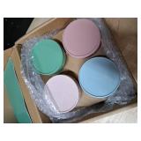 KeaBabies 4pk 8oz and 4pk 4oz Glass Baby Food Containers with Lids - Leak-Proof,Microwavable Small Glass Jars,Baby Purees and Toddler Snack Storage Containers,BPA-Free,Dishwasher and Freezer Safe(Musk