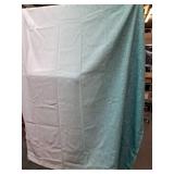 Teal Cotton Curtain Panels Set of two