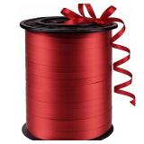 WFAUIBR 500 Yard Premium Red Curling Ribbon, 316\ PVC Plastic Curly Ribbon for Gift Wrapping, Balloon Decoration, DIY Crafts, Special Occasionsin