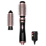 3 in 1 Rotating Hair Dryer Brush, Auto Rotating Blow Dryer Brush Spinning with 2 Brushes (2\ and 1.5\in), Negative Ionic Brush Blow Dryer, Round Brush Blow Dryer Volumize Curling 100-120Vin