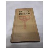 1917 Faulty Diction by Funk & Wagnalls