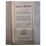 1917 Faulty Diction by Funk & Wagnalls