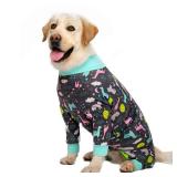 Miaododo Surgery Recovery Suit Female Male for Dogs After Surgery Medium Large Dogs Onesie,Lightweight Dog Recovery Suit for Shedding Prevent Licking Surgical Wound,Dog Pajamas Pjs,Full Belly