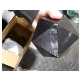 AceList Geometric Decorative Bookends with Artificial String of Pearls, Modern Cast Iron Black Bookends for Shelves, Set of 2 Aesthetic Book Stopper for Heavy Books Home Office Bookshelf Decor