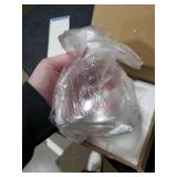 Mkono Honey Dispenser Glass Honey Pot Honey Jar with Dipper Sticks and Lid Cover Honey Containers Holder for Home Kitchen, 14 Ounces