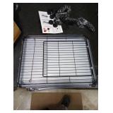 20 Panels Small Animals Playpen, 48 x 24 x 16 Transparent Pet Playpen with Waterproof Mat,Portable Plastic Enclosure Cage for Chicken/Guinea Pigs/Bunny/Ferrets/Hamsters/Hedgehogs Indoors Outdoor