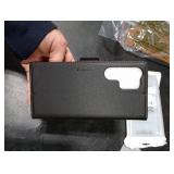 SINIANL Samsung Galaxy S23 Ultra Wallet Case with RFID Blocking, Samsung S23 Ultra Case Wallet for Women Men Card Holder Magnetic Clasp Kickstand Leather Book Folio Case for Galaxy S23 Ultra Black