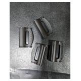 EBQOSK 4 - Pack Seat Belt Adjuster Clips, Adjustable Anti - Slip Car Safety Positioners, Universal Fit for Vehicle Seatbelts, Comfort & Safety Accessory for Adults