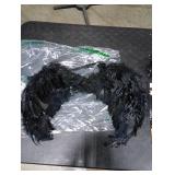 REDSTAR FANCY DRESS Black Angel Wings and Halo - Adult Women