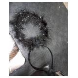 REDSTAR FANCY DRESS Black Angel Wings and Halo - Adult Women