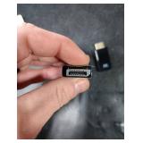 4K DisplayPort to HDMI Adapter 2-Pack,24K Gold Plated Uni-Directional Display Port DP to HDMI Passive Adapter Compatible for HP, HDTV, AMD, NVIDIA,Dell, GPU,Projector, PC,Desktop