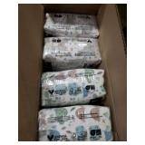 The Honest Company Clean Conscious Diapers for Sensitive Skin, Up to 100% Leakproof Hypoallergenic Fragrance-Free Baby Diapers, Gender Neutral Prints, Super Club Box, Size 1 (8-14 lbs), 136 Count