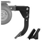 3 Point Trencher Ripper Attachment fit 2 Receivers, Hitch Mounted Ripper for Tractor Lawn Mower ATV UTV, Adjustable Subsoiler Plow with Replacement Plough Blade in Garden Farm Bury Pipes Sow Seeds