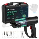 Mxmoonfree Induction Heater Bolt Removal, 1500W Induction Bolt Heater Tool with 8 Coil and Rugged Carrier Case to Safely Remove Nuts, Bolts, Screw, 110V