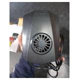 Katroiy Car Heater for Vehicle, Portable Car Heaters that Plugs into Cigarette Lighter, 360°Rotatable Windscreen Defogger Window Defroster for Car SUV Trucks (Black)