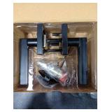 Kwikset Casey Entry Door Handle with Lock and Key, Secure Keyed Reversible Lever Exterior, For Front Entrance and Bedrooms, Matte Black , Pick Resistant Smartkey Rekey Security and Microban