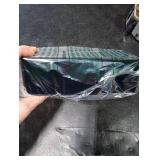 Allhercom Plastic Utensil Holder, Knife Fork and Spoon Holder Silverware Caddy, Acrylic Kitchen Cutlery Storage Box, Flatware Organizer for Countertop, Indoor Outdoor Party Tableware Holder (Black)