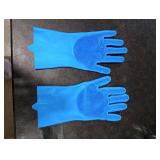 IDQQUQQ 2PCS Dog Washing Gloves and Dog Shampoo Brush, Dog Bath Brush That can add Dog Shampoo, Dog Bath Supplies Dog and Cat Bath Set