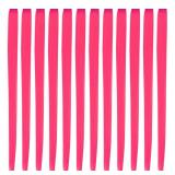 YaFex 12 Pcs Clip in Hair Extensions, 22 Inch Colored Hair Extensions Party Highlights Long Straight Synthetic Hairpieces for Women Kids Girls (Hot Pink)