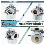Carbhub 640052 Carburetor for Tecumseh HMSK80 HMSK90 HMSK100 LH318SA LH358SA Snow Blower Thrower 8HP 9HP 10HP Engine Tecumseh 640054 640349 Carburetor with Primer Bulb - 640052 Carburetor