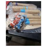 WINGYZ 11-in-1 Kids Drum Set Montessori Baby Musical Toys & Wooden Musical Instruments for Toddlers 1-3, Music Table with Bongo Drums, Cymbals, Maracas & Wrist Bells for Early Rhythm Play