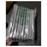 Doryh Long Plastic Basket Trays, Slim Pencil Organizer Grey, 6-Pack