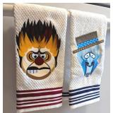 Miser Brothers Christmas Towel 13.8 * 29.5in,Snow Miser Ornament,Ultra Soft and Highly Absorbent 600GSM Towels,Microfiber Thick Soft Towel for Bathroom, Gym, Shower, Hotel, and Spa (Snow Miser)