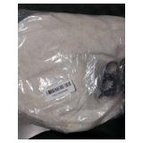 INOVADAY 100% Blackout Curtains for Bedroom, Black Out Curtains 96 Inch Long, Clip Rings Linen Blackout Drapes, Thermal Insulated Room Darkening for Living Room, 2 Panels - Beige,W50xL96