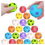 SCIONE 36 PCS Mini Fidget Spinners Soccer Ball Toys for Kids, Soccer Party Favors Goodie Bag Stuffers, Rotatable Soccer Finger Stress Balls for Classroom Prizes