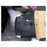 Pawaboo Pet Carrier Backpack, Adjustable Pet Front Cat Dog Carrier Backpack Travel Bag, Legs Out, Easy-Fit for Traveling Hiking Camping for Small Medium Dogs Cats Puppies, Small, Black + Pink Daisy