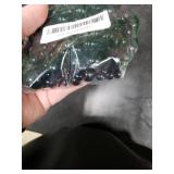 330Pcs Vase Filler, Black No Hole Faux Craft Pearl Beads for Centerpieces Vases, Party Wedding Birthday Home Makeup Table Candle Decor 8/10/14/18mm