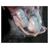 iClever Cat Ear Kids Bluetooth Headphones, LED Lights Up, 74/85dBA Safe Volume Limited, 50H Playtime,Bluetooth 5.2, USB C, Kids Headphones Wireless for Travel iPad Tablet, Meow Macaron Pink