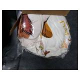 6 Pcs Thanksgiving Maple Chair Covers Fall Vintage Dining Chair Slipcovers Thanksgiving Seat Covers Autumn Pumpkin Turkey Stretch Removable Washable Dining Protector for Party Kitchen Farmhouse