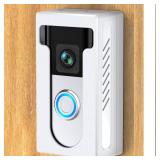QIBOX Adhesive Video Doorbell Mount Compatible for Ring/Blink Wireless Video Doorbell,No Drill Camera Mount Bracket Cover Holder Corner Kit Accessories (Not Block Doorbell Sensor)