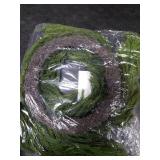 24 Real Touch Norfolk Pine Wreath for Front Door, Artificial Christmas Wreaths Faux Pine Needles Green Fake Wreath for Walls Windows Porches Farmhouse Indoor Outdoor Home Decor