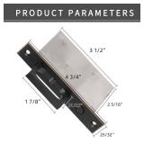 senharvest Recessed Finger Flush Pulls with Edge Pull Oil Rubbed Bronze - 6Inch Sliding Closet Door Handles Hardware Suitable for Pocket Door,Closet Door,Sliding Doors, Barn Door Handle