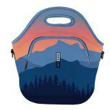 Sok It LunchTote Zippered Bag Insulated Neoprene Caddy (Blue Ridge, X-Large 6.5 Quart Lunch Tote)