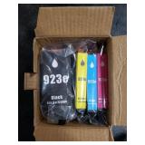 923e 923XL Ink Cartridges (with Chip) Compatible with HP 923 Ink Replacement for HP OfficeJet Pro 8120e 8122e 8130e 8125e 8135e 8138e 8139e Printer (BK/C/M/Y)