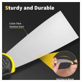 Putty Knife, 4Pcs Spackle Knife Set (2, 3, 4, 5 in), Stainless Steel Paint Scraper, Taping Knife Tool for Repairing Drywall, Removing Wallpaper, Applying Putty, Plaster, Cement, Adhesive