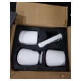 Agyiuns Ceramic Bathroom Accessories Set, Lotion Soap Dispenser and Toothbrush Holder Set, Soap Dish, Apothecary Jars,4 Pieces for Home Modern Bathroom Decor Vanity Countertop(White Set - Liquid)