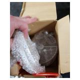 LASZOLA 5 Tier White Earring Holder Organizer Tree Women Display Storage for Stud and Hoop, Large Cool Rotating Clip Stand for Pierced and Dangle Earring, Vertical Metal Tower Carousel with 400 Holes