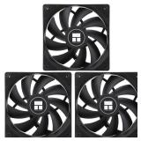 Thermalright TL-C12C X3 CPU Fan, 120mm 4pin PWM Silent Computer Case Cooler Fan,with S-FDB Bearing Included, up to 1550RPM PC Cooling 3pk