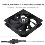 Thermalright TL-C12C X3 CPU Fan, 120mm 4pin PWM Silent Computer Case Cooler Fan,with S-FDB Bearing Included, up to 1550RPM PC Cooling 3pk