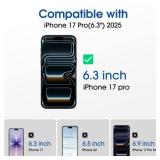 amFilm OneTouch Screen Protector for iPhone 17 Pro 6.3