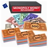 oreven Play Money Compatible for Monoply Money 60 Each Bill Denomination, Mixed Colors: $1, $5, $10, $20, $50, $100, and $500 (3 Set)