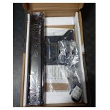 Universal Swivel TV /Table Top TV Stand for 19 to 43 inch TVs with 90 Degree Swivel, 4 Level Height Adjustable, Heavy Duty Tempered Glass Base, Holds up to 99LBS HT02B-001