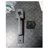 Berlin Modisch Single Cylinder HandleSet with Lever Door Handle (for Entrance and Front Door) Reversible for Right and Left Handed deadbolt Handle Set Iron Black Finish PARTS ONLY