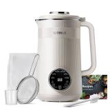 KIDISLE 8 in 1 Nut Milk Maker Blender, 32oz Homemade Soy, Almond, Oat, Coconut, Plant Based and Non Dairy Beverages, Automatic Soybean Machine With Delay Start/Keep Warm/Boil Water, Cream