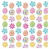 Capoda 8 Pieces Candy Party Decorations Candyland Paper Garlands Candy Paper Cutouts Lollipop Garland Banner Sweet Hanging Decor for Birthday Theme Party Supplies